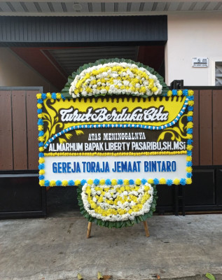 Papan Bunga Duka di Cigendel