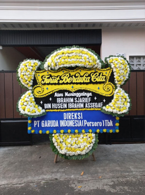Papan Bunga Duka di Cigendel